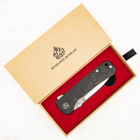 Нож QSP Hawk, CPM S35VN, Carbon fiber - купить в интернет-магазине Blademan