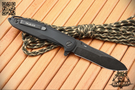 Нож Mr.Blade Convair, D2 Black Stonewash, G10 Black - купить в интернет-магазине Blademan