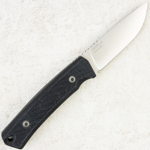 Нож OWL Barn XS F, N690 Cryo, Micarta Black, Kydex