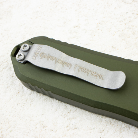 Нож Guardian Tactical Recon-035 G2, Stonewash, MagnaCut, Aluminum OD Green Handle, 98511