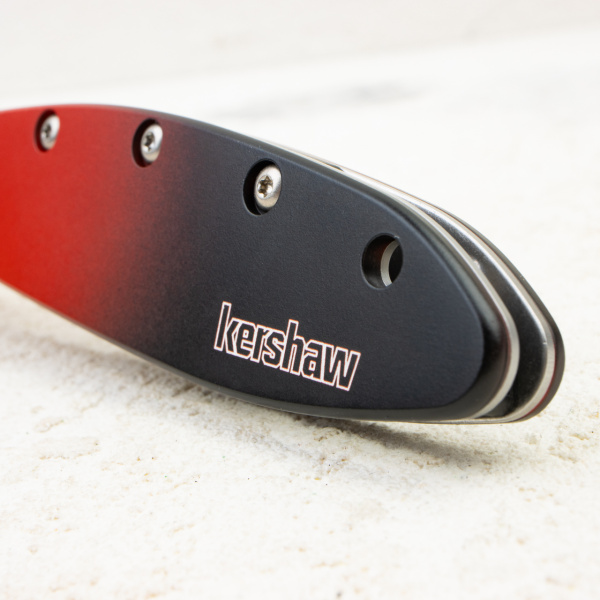 Нож Kershaw Leek, CPM MagnaCut, Red Aluminium Handle, 1660GRD