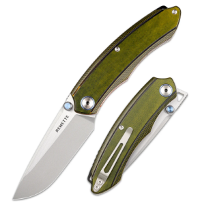 Нож Remette Wild Species, 14C28N, G10 Green Handle, GC103