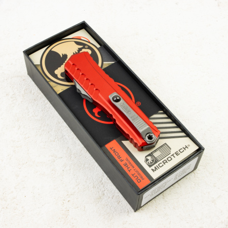 Нож Microtech Cypher II, Apocalyptic, M390MK, Aluminum Red, 1241-10 APRD Нож Microtech Cypher II, Apocalyptic, M390MK, Aluminum Red, 1241-10 APRD