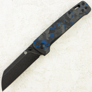 Нож QSP Penguin V2, Black Stonewashed, D2, G10 Black/Blue, QS130-E2
