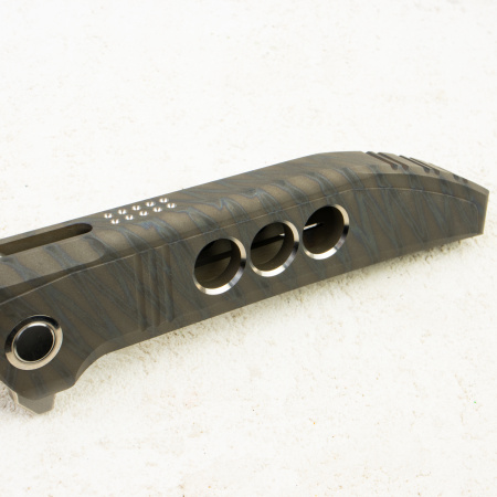 Нож WE Knife Ezinta, Bead Blasted M390, Titanium Tiger Stripe Pattern Flamed Handle, WE22041-4 Нож WE Knife Ezinta, Bead Blasted M390, Titanium Tiger Stripe Pattern Flamed Handle, WE22041-4