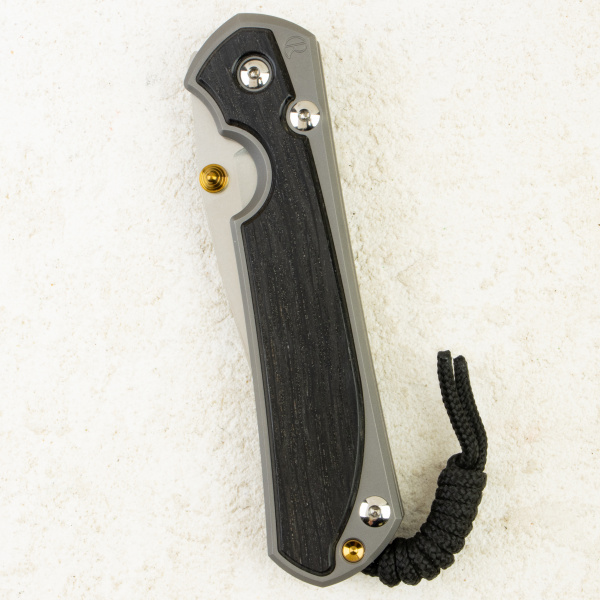 Нож Chris Reeve Large Sebenza 31 Inlay, CPM MagnaCut, Titanium/Bog Oak Handle, L31-1100