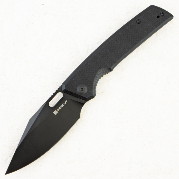 Нож SENCUT GlideStrike Thumb Hole Knife Black Coarse G10, S23018-1