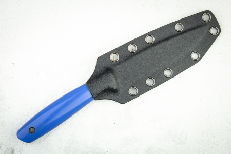 Нож Apus Knives Toothpick, K110, G10 Blue, Kydex Black