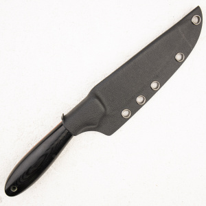 Нож Apus Knives Wilson Long, K110, G10 Black-red, Kydex Black