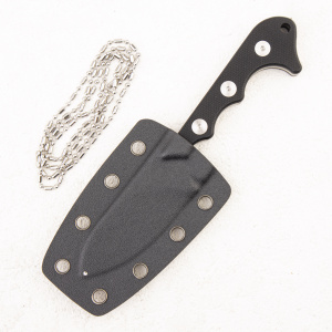 Шейный нож QSP Neckmuk, D2, G10 Black, QS125-A