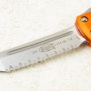 Нож Microtech UTX-85 Tanto, Serrated, Stonewash, M390, Aluminum Orange, 233-12 OR Нож Microtech UTX-85 Tanto, Serrated, Stonewash, M390, Aluminum Orange, 233-12 OR