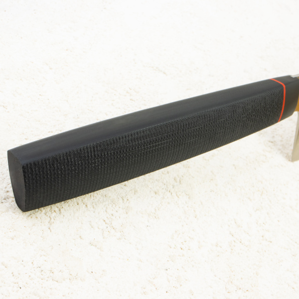 Нож сантоку OWL SA160 F, Elmax Cryo, G10 Black