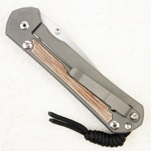 Нож Chris Reeve Large Sebenza 31 Inlay, CPM MagnaCut, Titanium / Natural Canvas Micarta - складной туристические ножи из стали Нож Chris Reeve Large Sebenza 31 Inlay, CPM MagnaCut, Titanium / Natural Canvas Micarta - складной туристические ножи из стали