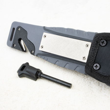 Нож Ganzo Survival Knife, 7Cr17MoV, ABS Gray, G8012-GY