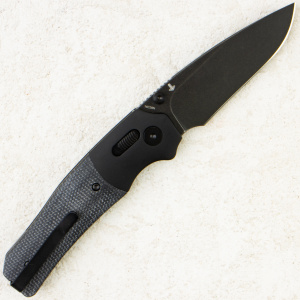 Нож QSP Vault, Black Stonewashed 14C28N, Aluminium Bolster/Micarta Black, QS157-A2 Нож QSP Vault, Black Stonewashed 14C28N, Aluminium Bolster/Micarta Black, QS157-A2