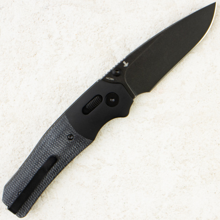 Нож QSP Vault, Black Stonewashed 14C28N, Aluminium Bolster/Micarta Black, QS157-A2 Нож QSP Vault, Black Stonewashed 14C28N, Aluminium Bolster/Micarta Black, QS157-A2