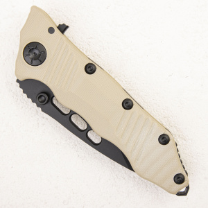 Нож Guardian Tactical Helix Nano Desert Tan Black - складной туристические ножи из стали Нож Guardian Tactical Helix Nano Desert Tan Black - складной туристические ножи из стали