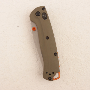 Нож Benchmade Mini Taggedout, S45VN, OD Green G10 Handle, 15534