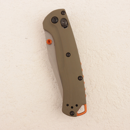 Нож Benchmade Mini Taggedout, S45VN, OD Green G10 Handle, 15534