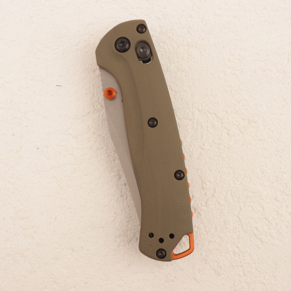 Нож Benchmade Mini Taggedout, S45VN, OD Green G10 Handle, 15534