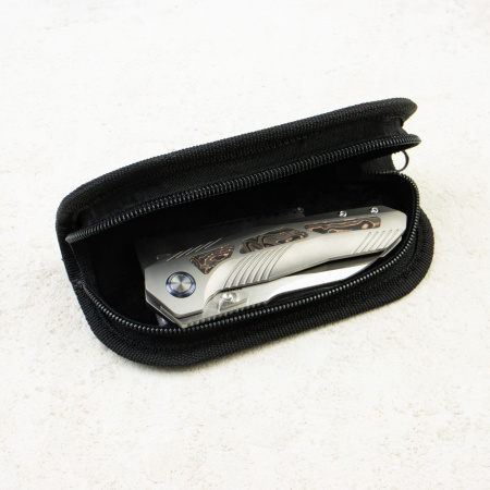 Нож Remette Kestrel, Satin, S35VN, Titanium Gray/Carbon Fiber Handle, RTPO-C Нож Remette Kestrel, Satin, S35VN, Titanium Gray/Carbon Fiber Handle, RTPO-C