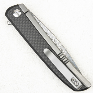 Нож CIVIVI Savant, Damascus, G10/Carbon Black - складной туристические ножи из стали Нож CIVIVI Savant, Damascus, G10/Carbon Black - складной туристические ножи из стали
