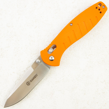 Нож Ganzo G738, Оранжевый, Satin