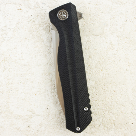 Нож Petrified Fish Forward, D2, Satin, G10 Black Handle, PF818DS Нож Petrified Fish Forward, D2, Satin, G10 Black Handle, PF818DS