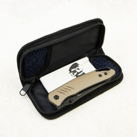 Mr.Blade HIT, D2, Black Stonewash, G10 Tan Mr.Blade HIT, D2, Black Stonewash, G10 Tan