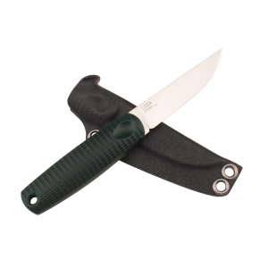 Нож OWL Baby Tyto, N690 Cryo, Micarta Emerald Handle, Kydex