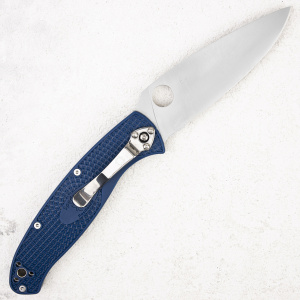 Нож Spyderco Resilience, C142PBL, S35VN Black, FRN Blue - складной туристические ножи из стали Нож Spyderco Resilience, C142PBL, S35VN Black, FRN Blue - складной туристические ножи из стали