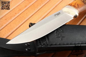 Южный Крест - Стерх, Карельская береза Янтарь, M390 - купить в интернет-магазине Blademan