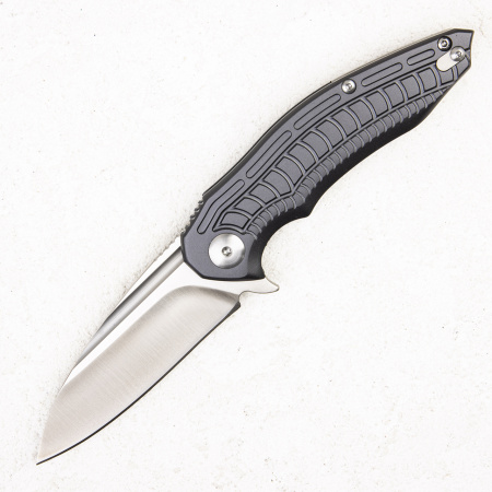 Нож Brous Blades Bionic Flipper, D2 Satin, Aluminium Silver