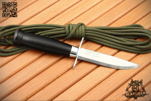 Нож Morakniv Scout 39 Safe Black, нержавеющая сталь - купить в интернет-магазине Blademan