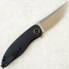 Нож Petrified Fish Simum, Satin, K110, Micarta Black Handle, PFP06DMS Нож Petrified Fish Simum, Satin, K110, Micarta Black Handle, PFP06DMS