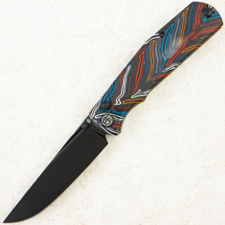 Нож Petrified Fish Lis, Black Stonewash, 10Cr15CoMov, G-Mascus Colour Handle, PFP14CODMDW Нож Petrified Fish Lis, Black Stonewash, 10Cr15CoMov, G-Mascus Colour Handle, PFP14CODMDW