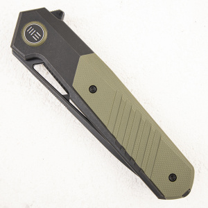 Нож WE Knife Arsenal, 20CV, Titanium Black/G10 OD Green - складной туристические ножи из стали Нож WE Knife Arsenal, 20CV, Titanium Black/G10 OD Green - складной туристические ножи из стали