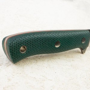 Нож Южный Крест Скаут L, Elmax, Convex, Micarta Emerald, Насечка