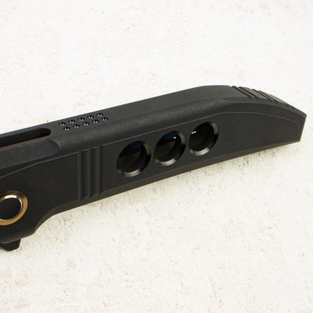 Нож WE Knife Ezinta, Black Stonewashed M390, Titanium Black Handle, WE22041-1 Нож WE Knife Ezinta, Black Stonewashed M390, Titanium Black Handle, WE22041-1