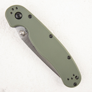 Нож Ontario Rat 2, AUS-8, Satin, Olive Handle, 8860OD - складной туристические ножи из стали Нож Ontario Rat 2, AUS-8, Satin, Olive Handle, 8860OD - складной туристические ножи из стали