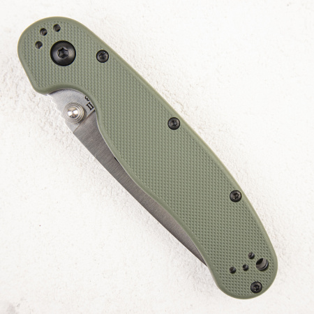 Нож Ontario Rat 2, AUS-8, Satin, Olive Handle, 8860OD Нож Ontario Rat 2, AUS-8, Satin, Olive Handle, 8860OD - купить в интернет-магазине Blademan
