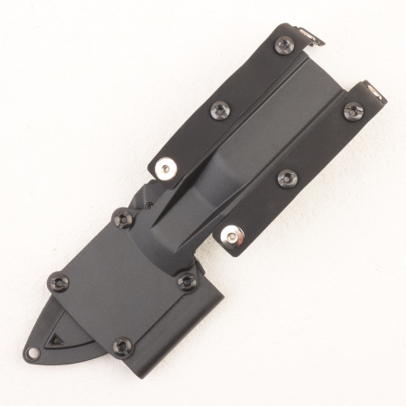 Нож Benchmade Mini Bushcrafter, Cru-Wear, Black Carbon Handle, Black Plastic Sheath, 165BK