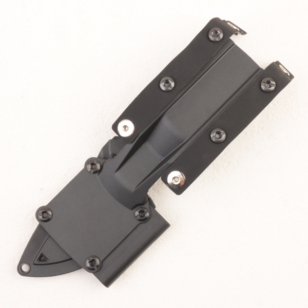 Нож Benchmade Mini Bushcrafter, Cru-Wear, Black Carbon Handle, Black Plastic Sheath, 165BK