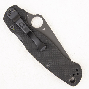 Нож Spyderco Paramilitary 2, S45VN Black, G10 Black, C81GPBK2 Нож Spyderco Paramilitary 2, S45VN Black, G10 Black, C81GPBK2