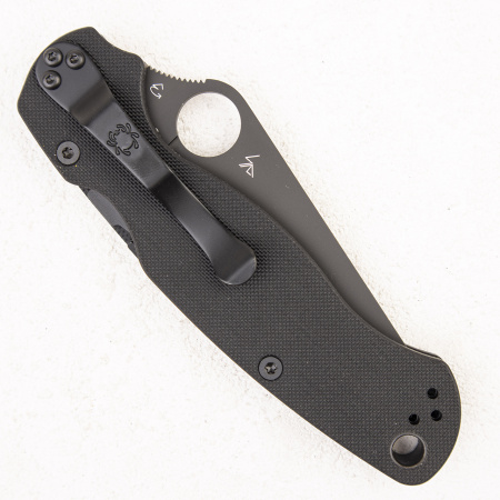 Нож Spyderco Paramilitary 2, S45VN Black, G10 Black, C81GPBK2 Нож Spyderco Paramilitary 2, S45VN Black, G10 Black, C81GPBK2