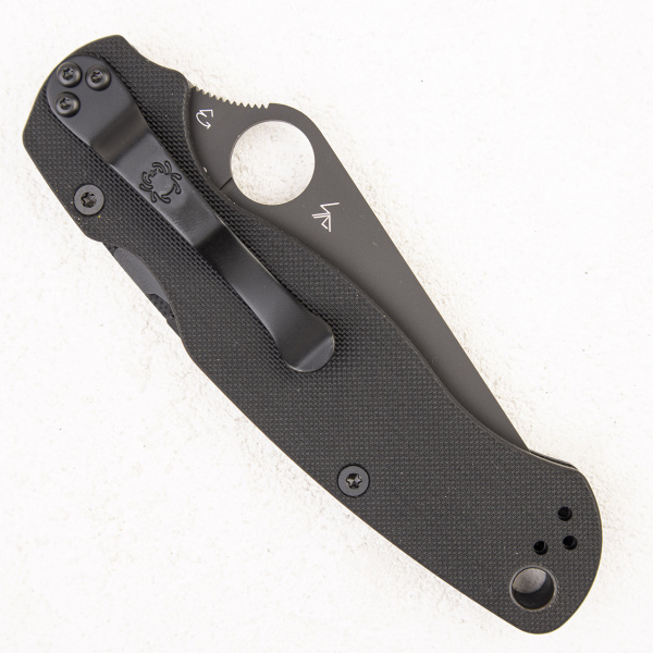 Нож Spyderco Paramilitary 2, S45VN Black, G10 Black, C81GPBK2