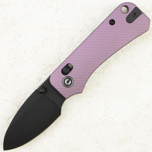 Нож CIVIVI Baby Banter 2, Black Stonewashed Nitro-V, Aluminum Purple Handle, C23074-2 Нож CIVIVI Baby Banter 2, Black Stonewashed Nitro-V, Aluminum Purple Handle, C23074-2