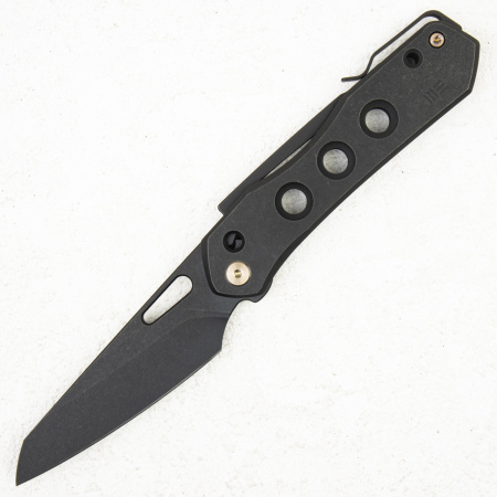 Нож WE Knife Vision R, 20CV Reverse Tanto, Titanium Black, Snecx Tan Design
