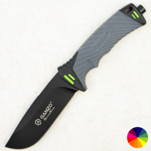 Ganzo Survival Knife, 7Cr17MoV, ABS, G8012-GY