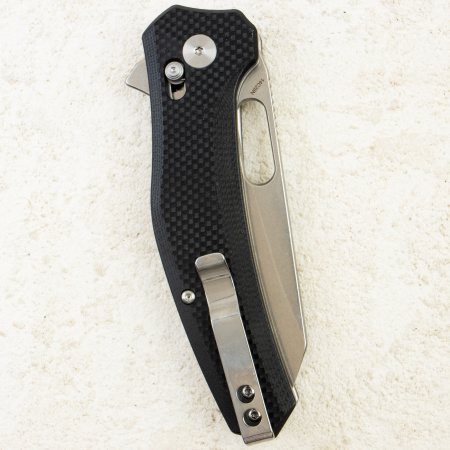 Нож QSP Emu, Stonewashed 14C28N, Coarse G10 Black, QS164-C1 Нож QSP Emu, Stonewashed 14C28N, Coarse G10 Black, QS164-C1